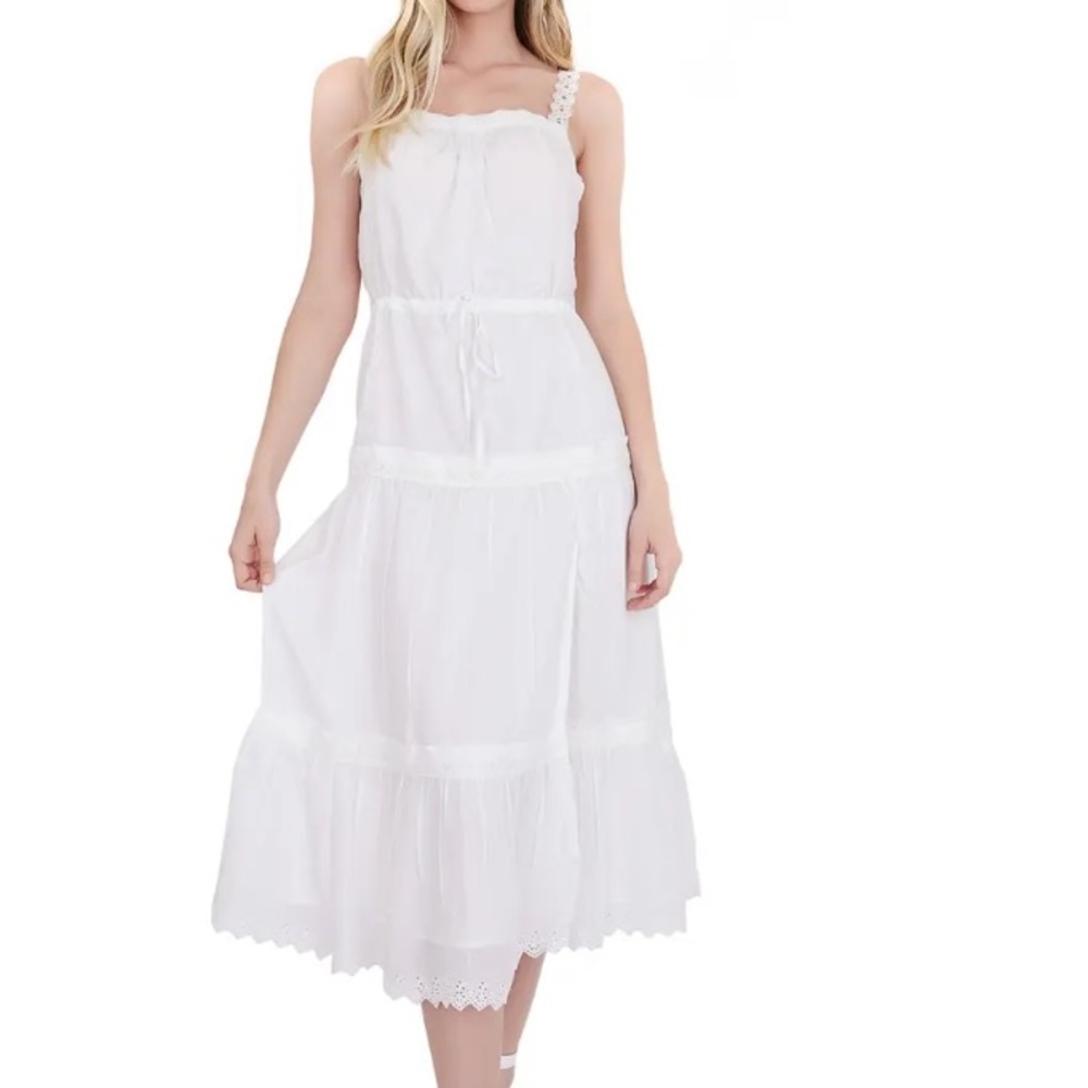 Paige amity dress white